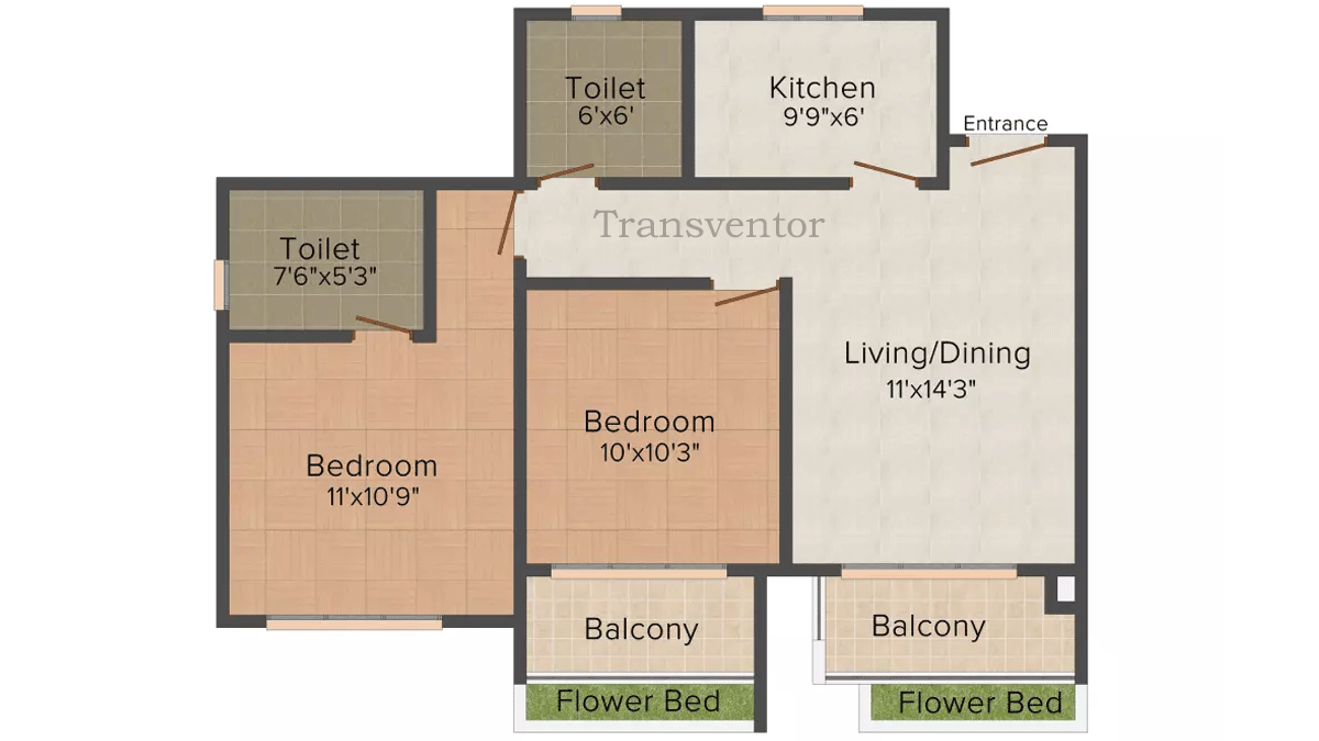 Siddha Happyville Floor Plan 4