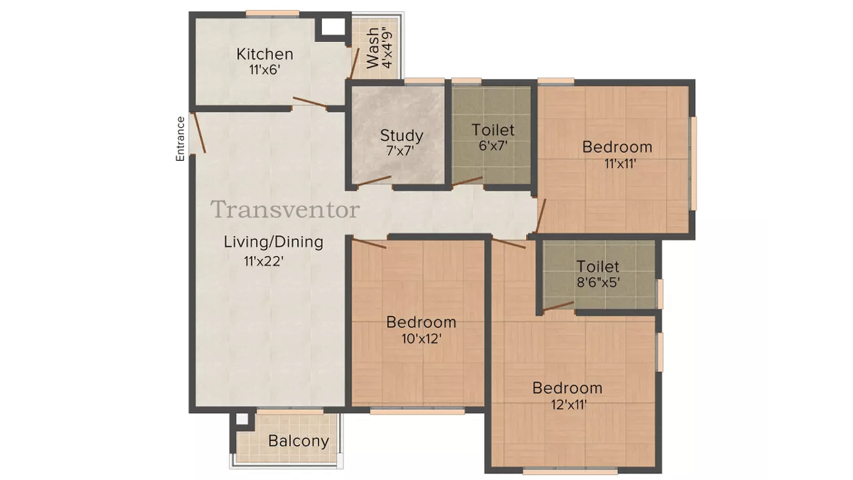 Siddha Happyville Floor Plan 14