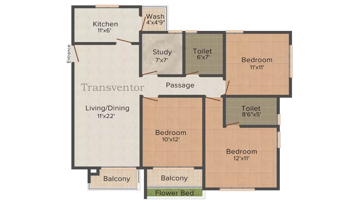 Siddha Happyville Floor Plan 16