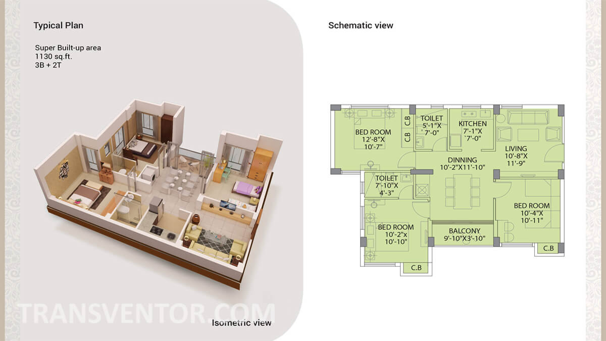 DTC Southern Heights Floor Plan 3