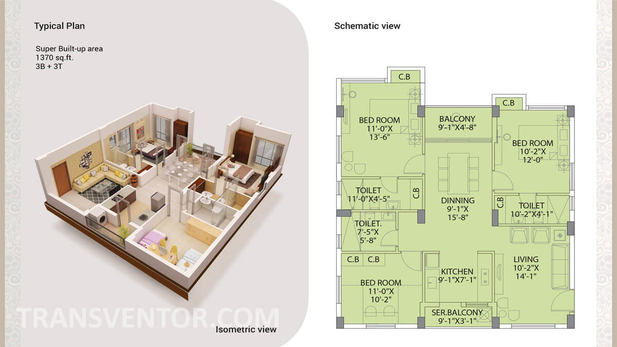 DTC Southern Heights Floor Plan 4