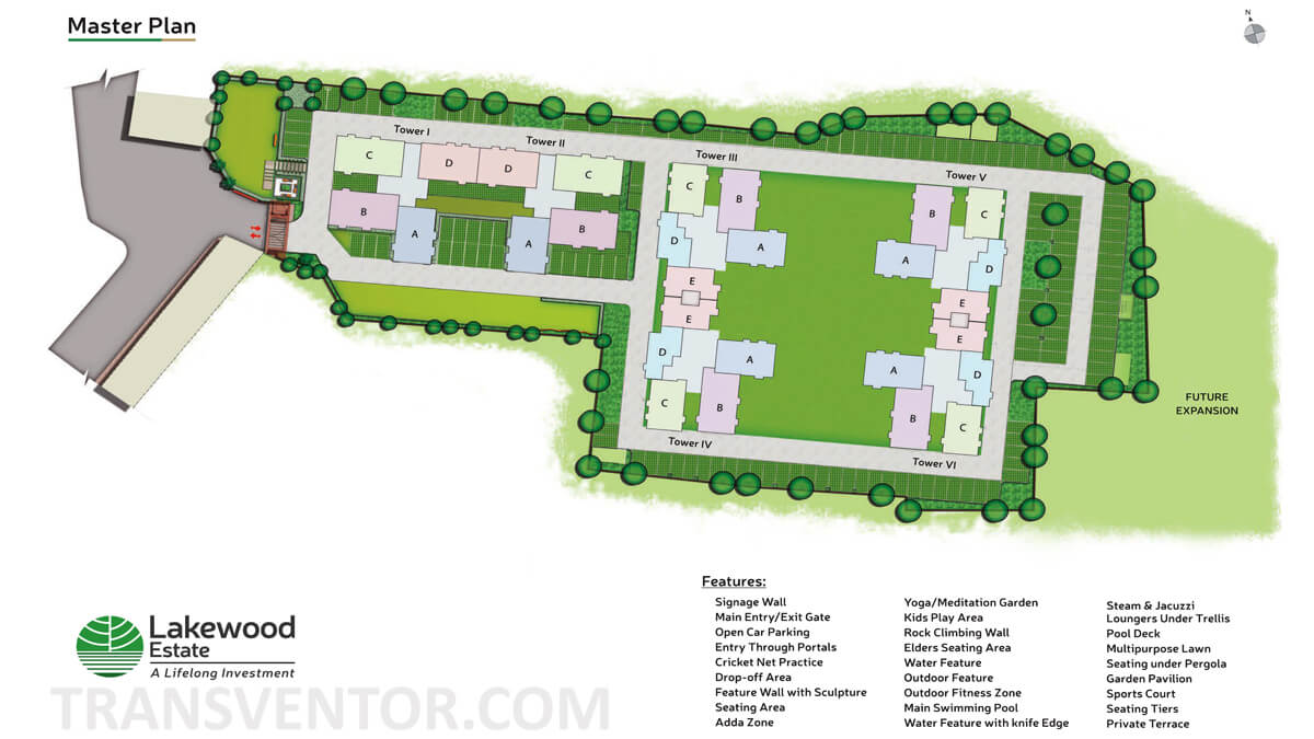 Lakewood Estate Floor Plan 1