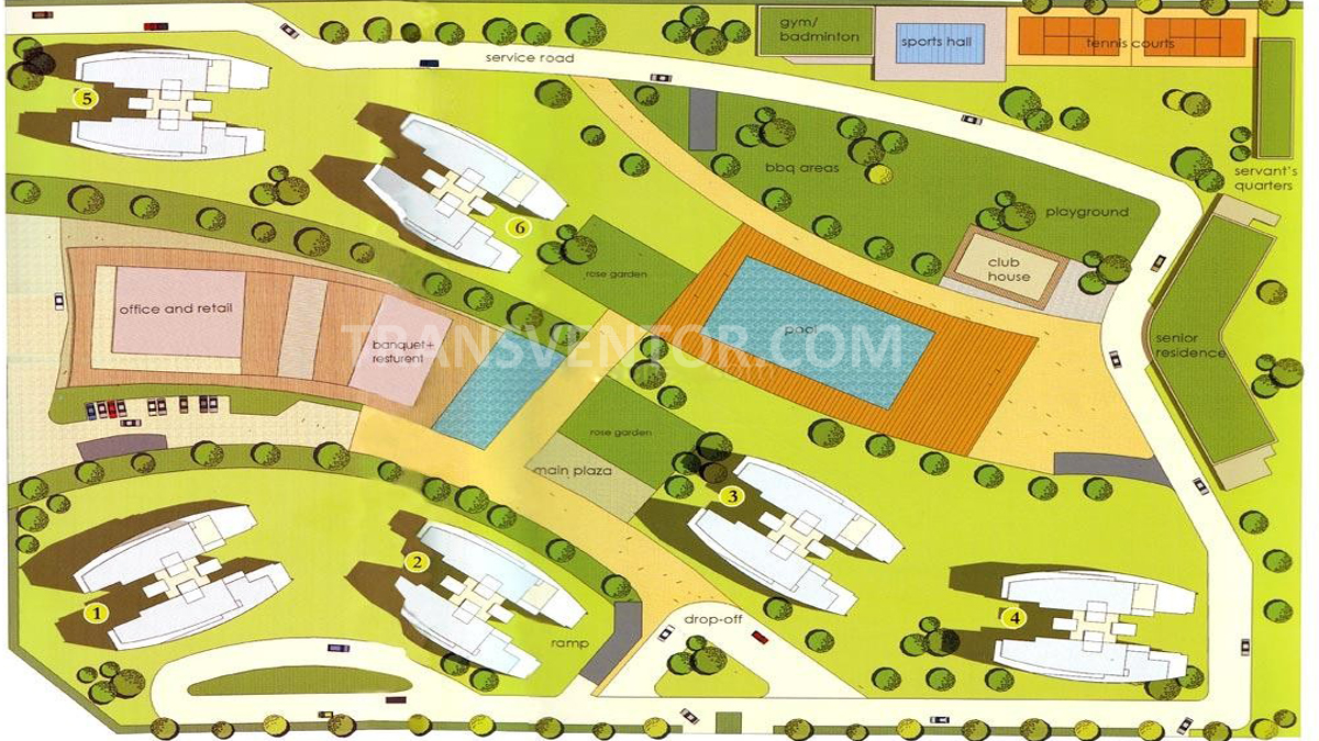 Shrachi Rosedale Garden Floor Plan 1