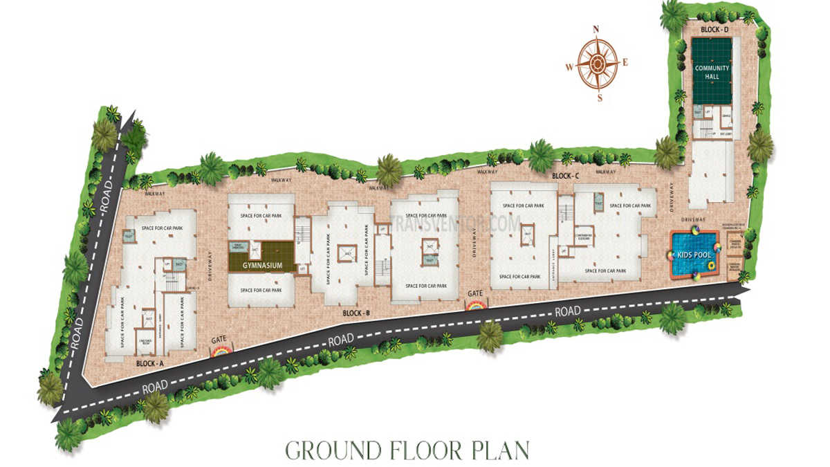 Eden Astor Park Floor Plan 1