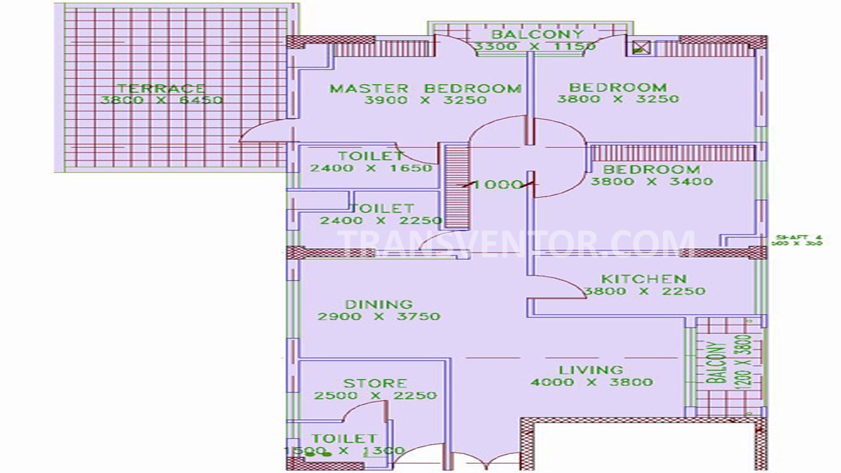 Shrachi Greenwood Elements Floor Plan 2