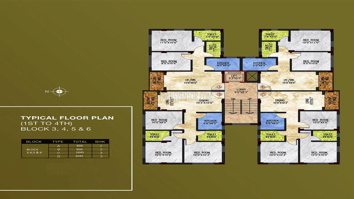 Jain Dream Pratham Floor Plan 4