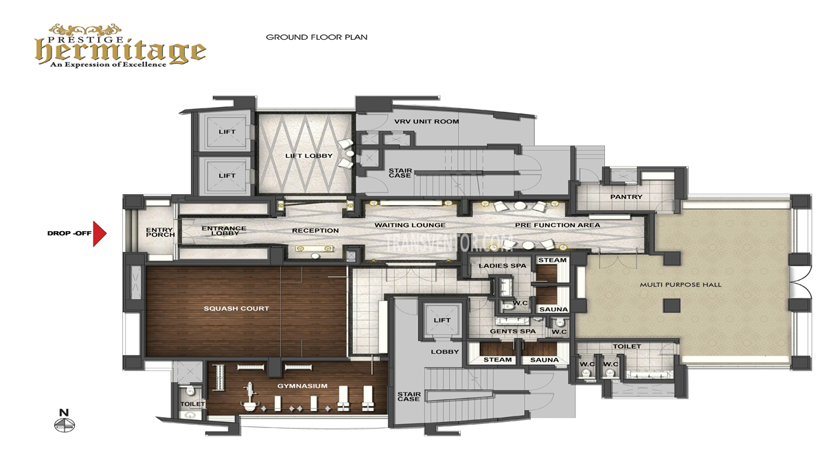 Prestige Hermitage Floor Plan 2