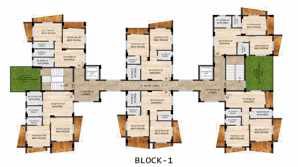 Realtech Nirman Hijibiji Floor Plan 2