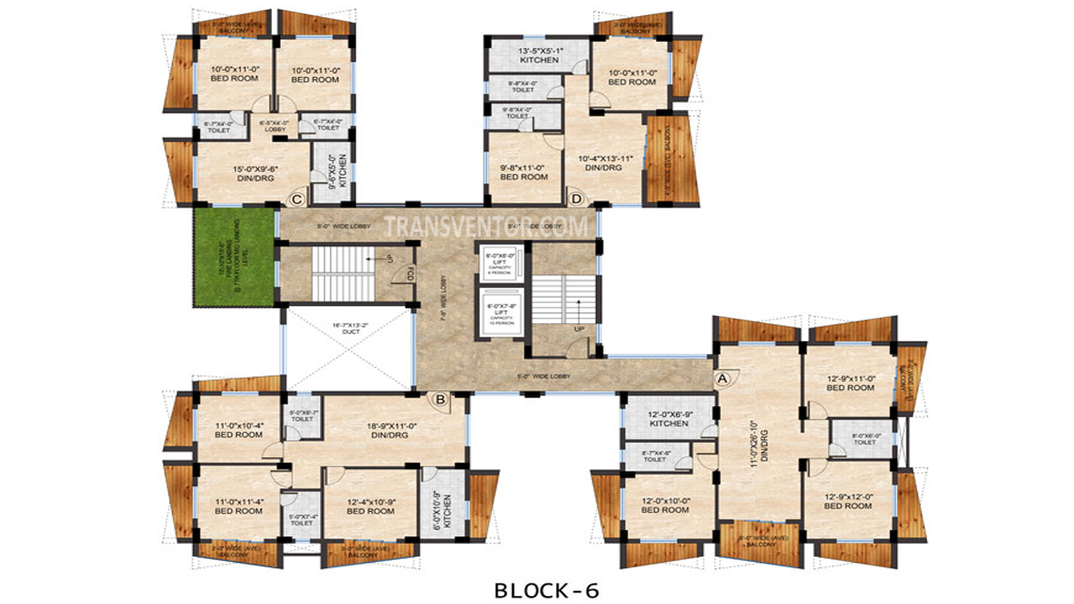 Realtech Nirman Hijibiji Floor Plan 5