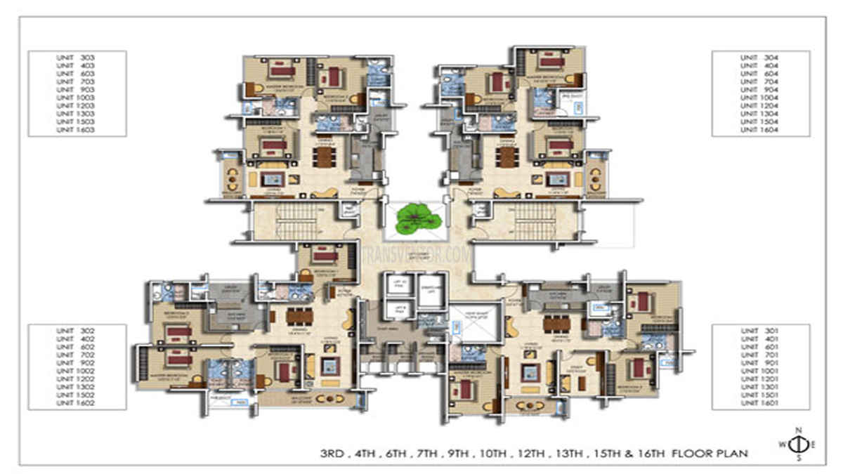 Salarpuria Luxuria Heights Floor Plan 2