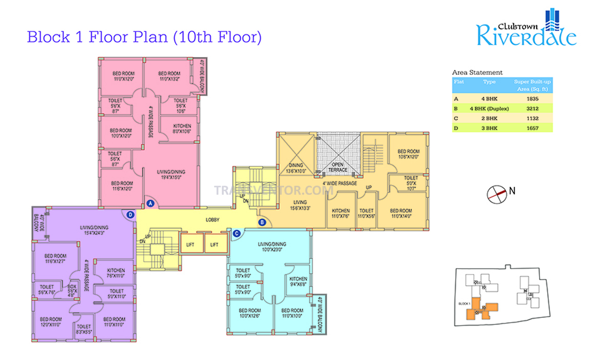 Space Club Town Riverdale Floor Plan 2