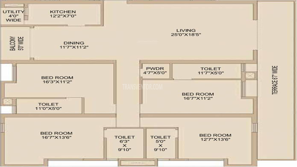Unimark Solitaire Floor Plan 5