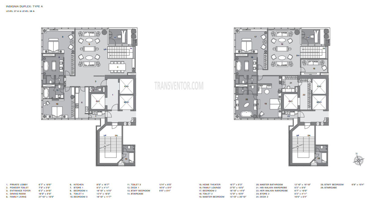 Lodha Altamount Floor Plan 1