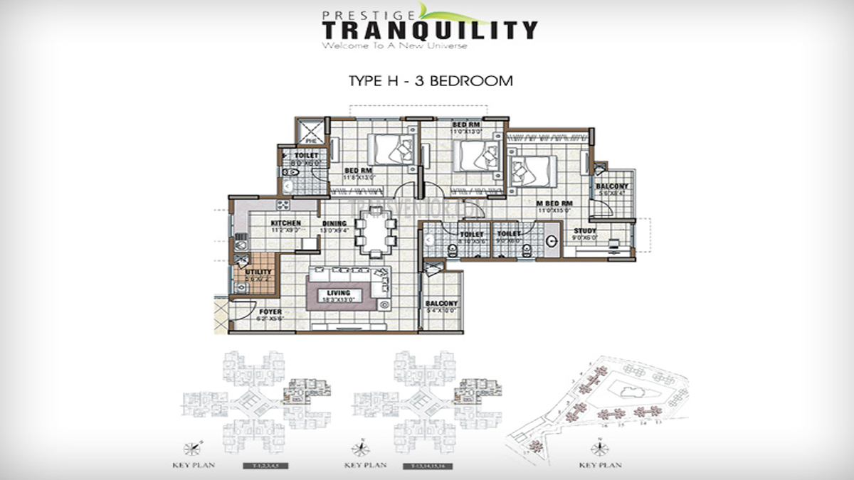Prestige Tranquility Floor Plan 1