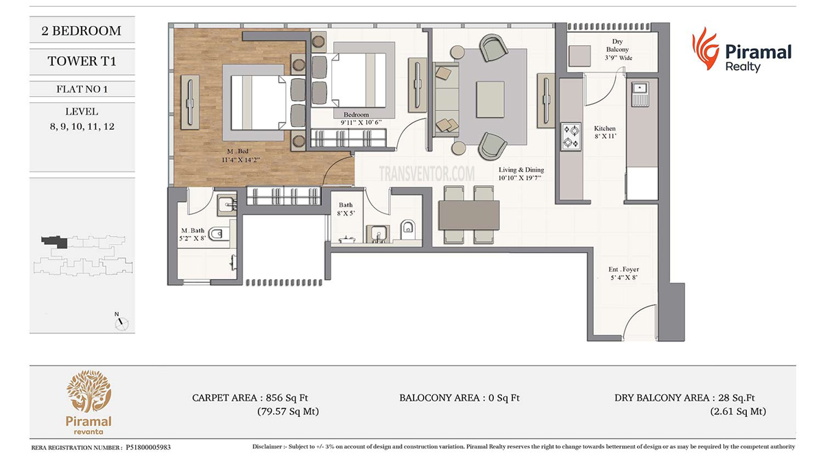 Piramal Revanta Floor Plan 4