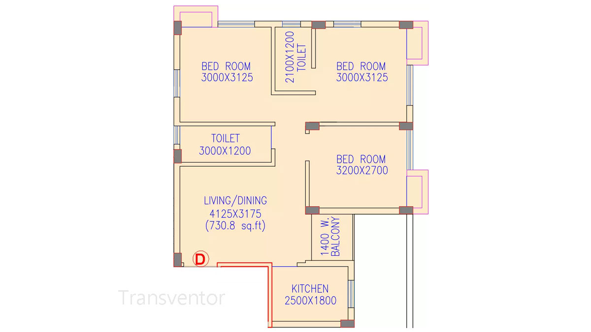 Riya Oxford Square Floor Plan 11