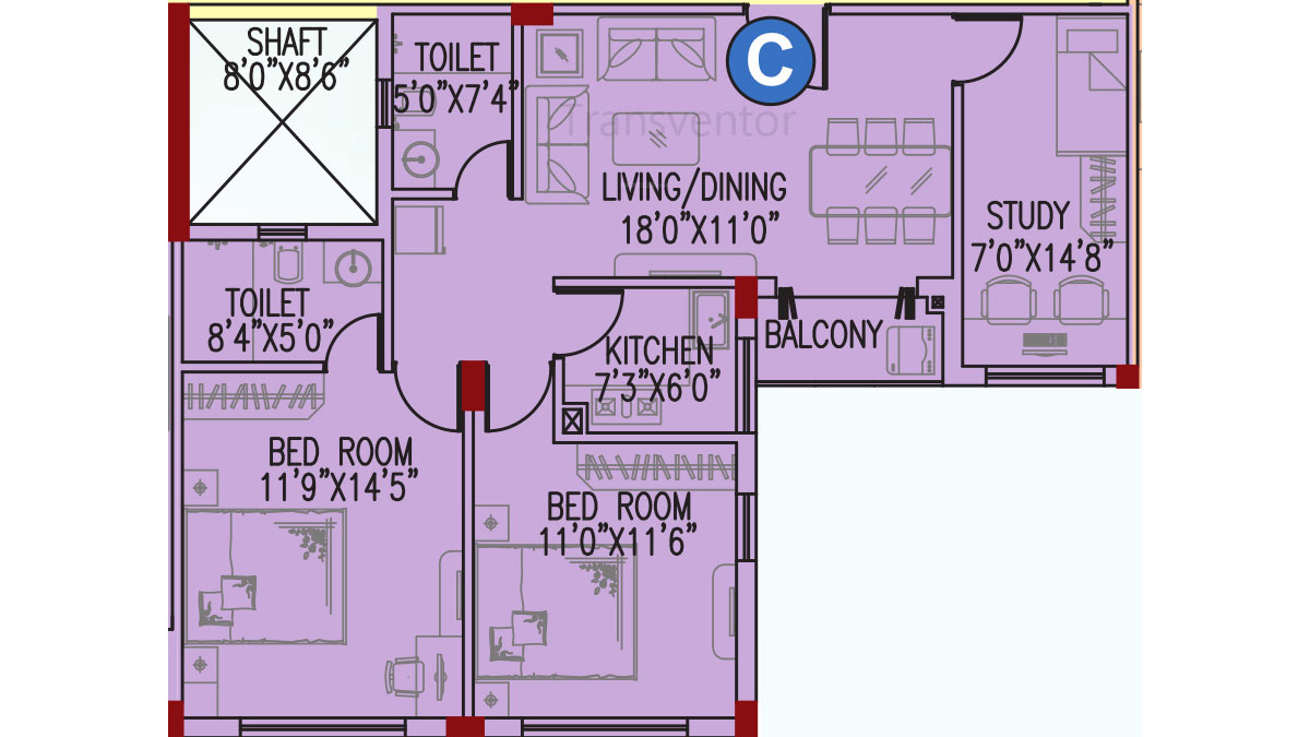 Space Clubtown Gateway Floor Plan 5