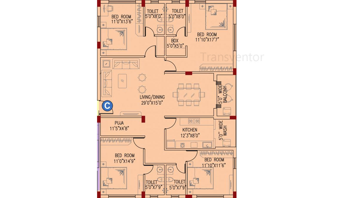 Space Clubtown Gateway Floor Plan 13