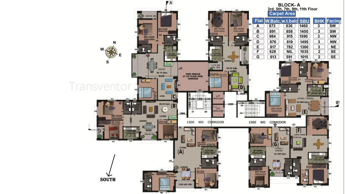 Rajwada Springfield Floor Plan 2