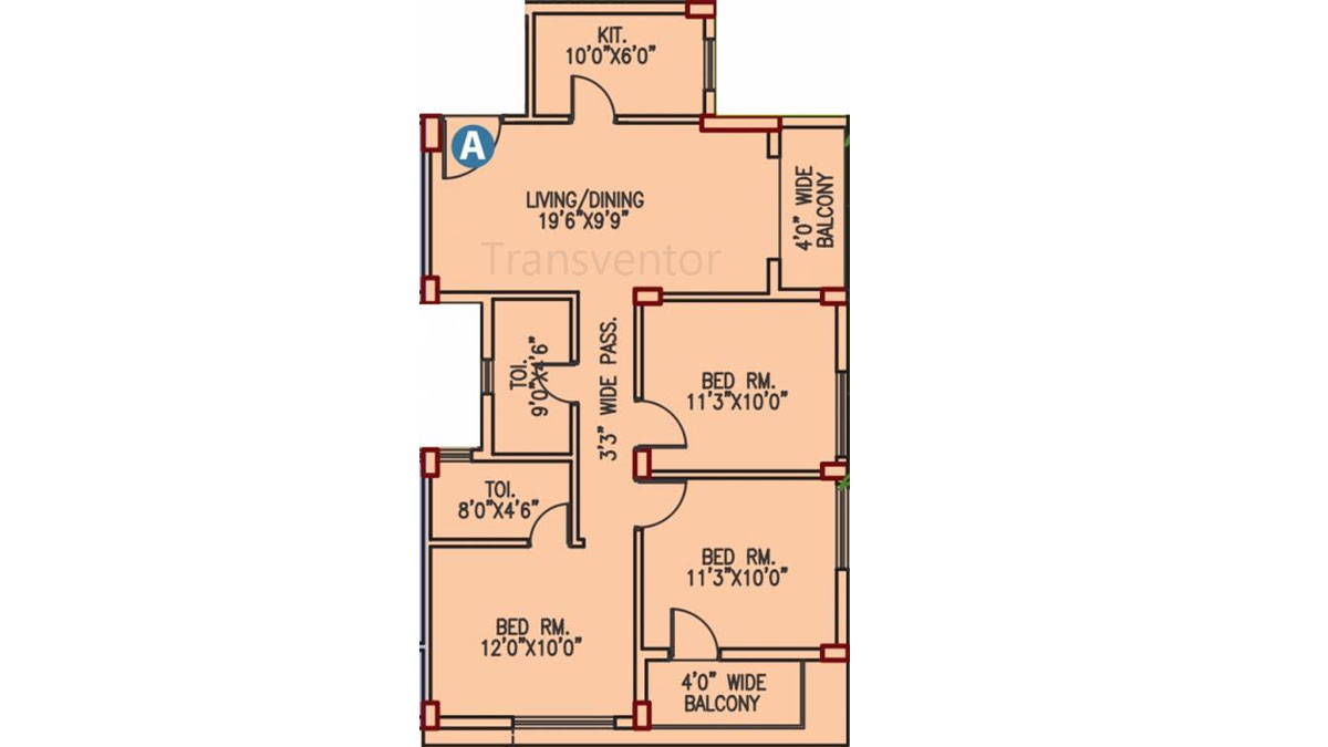 Vinayak Cosmopolis Floor Plan 7