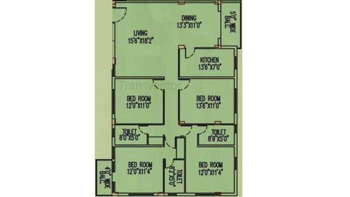 Dream Residency Manor Floor Plan 3