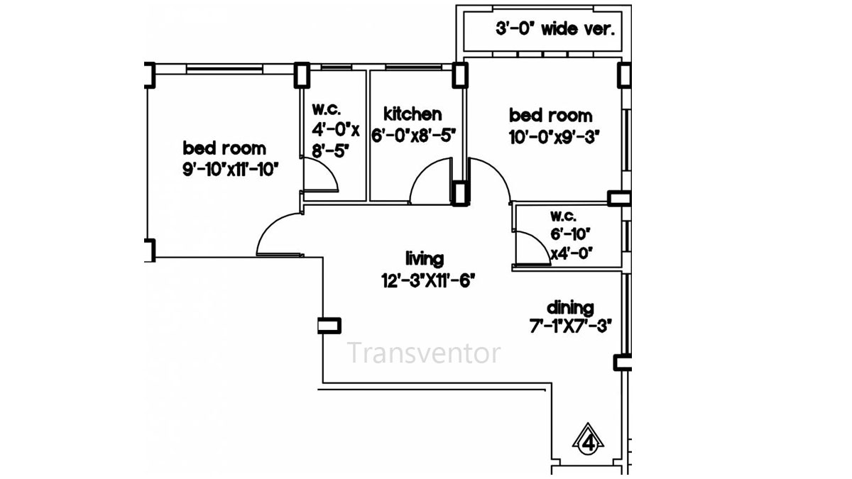 Green Residency Floor Plan 2