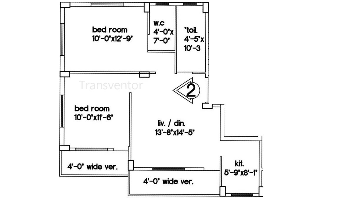 Green Residency Floor Plan 4
