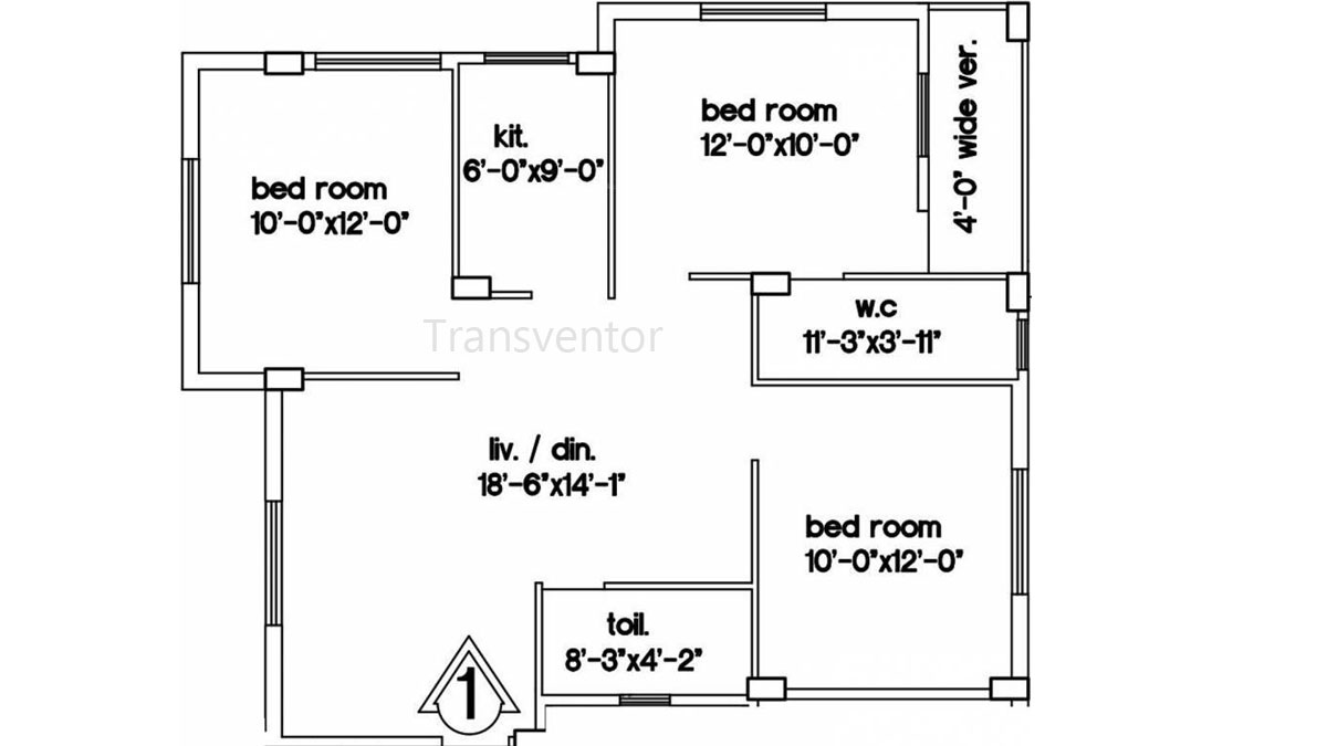 Green Residency Floor Plan 6